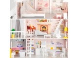 Wooden Dollhouse Eco Toys Powder Mansion