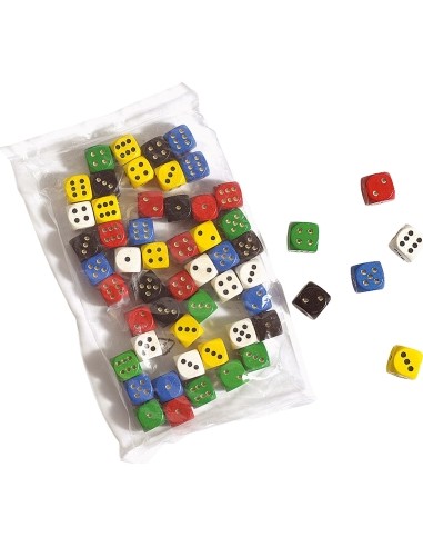 Wooden Dice Philos, 50 pcs 
