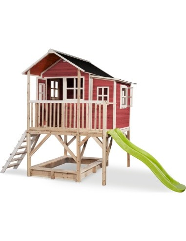 EXIT Loft 550 wooden playhouse - red