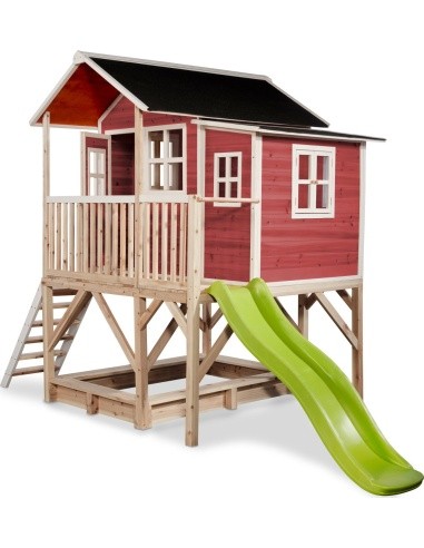 EXIT Loft 550 wooden playhouse - red