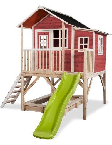 EXIT Loft 550 wooden playhouse - red