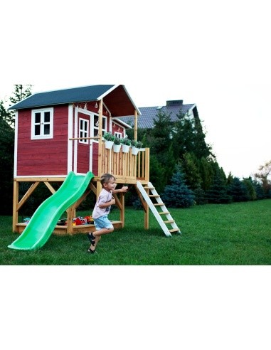 EXIT Loft 550 wooden playhouse - red