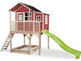 Mediniai žaidimų nameliai EXIT Loft 750 - raudoni