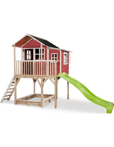 EXIT Loft 750 wooden playhouse - red