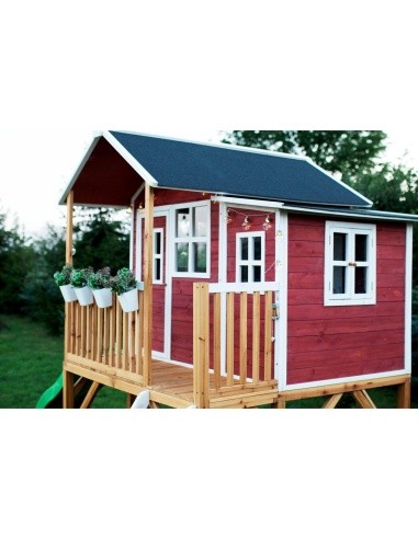 EXIT Loft 750 wooden playhouse - red