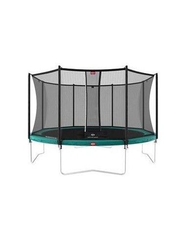 Trampoline Set BERG Favorit Regular 430 Green + Safety Net Comfort
