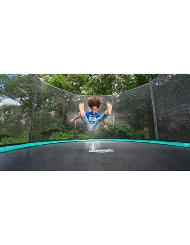 Trampoline Set BERG Favorit Regular 430 Green + Safety Net Comfort