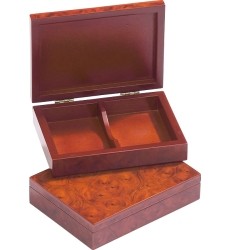 Kortų dėžutė Philos medinė 15.3x11.2cm