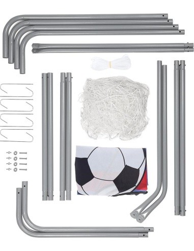 NT7788 2in1 SOCCER GOAL WITH NET AND TARGET PANEL NILS