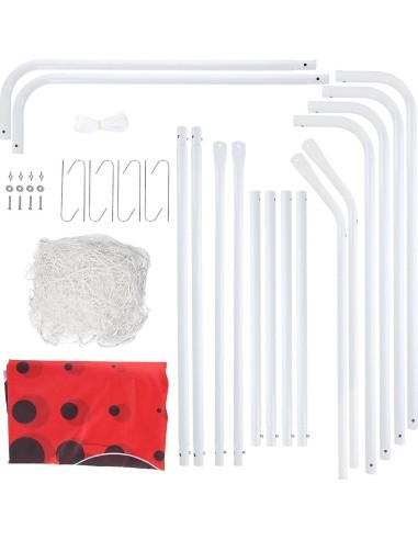 BR240P 2in1 SOCCER GOAL WITH NET AND TARGET PANEL NILS
