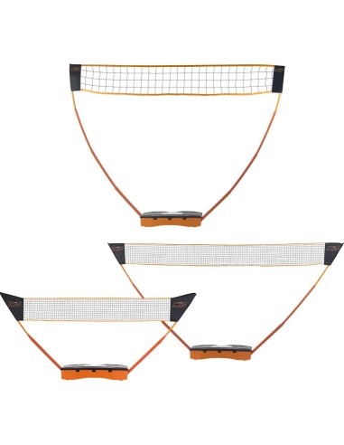ZSB3 SET 3in1 BADMINTON NET + TENNIS + VOLLEYBALL + SUITCASE NILS