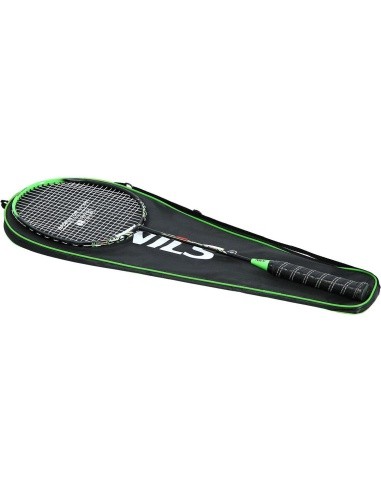 NR205 ALUMINUM ISOMETRIC / BADMINTON ROCKET + COVER NILS