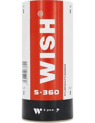 Nailoniniai badmintono plunksniukai Wish S-360 3vnt.