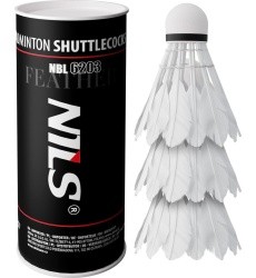 Badmintono plunksniukai Nils NBL6203, 3 vnt.
