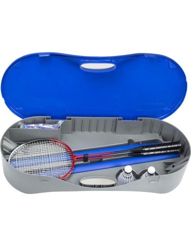 ZSB2 SET 2in1 BADMINTON NET + TENNIS + 2 ROCKETS + 3 SHUTTLECOCKS + SUITCASE NILS