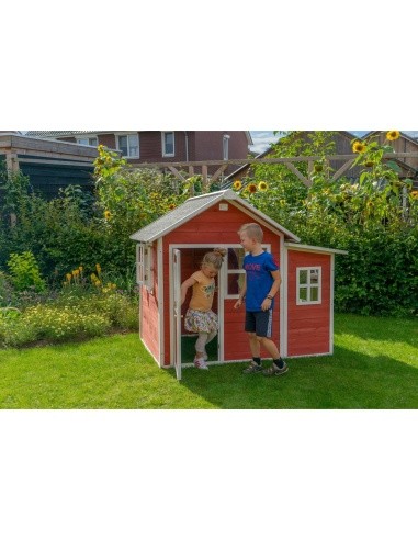 EXIT Loft 150 wooden playhouse - red