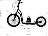 Kick Scooter inSPORTline Drogo SE Blue-Orange