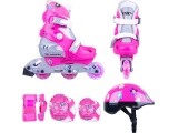 Children’s Rollerblading Set WORKER Polly LED – with Light-Up Wheels
