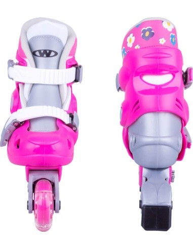 Children’s Rollerblading Set WORKER Polly LED – with Light-Up Wheels