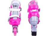 Children’s Rollerblading Set WORKER Polly LED – with Light-Up Wheels