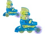 Children’s Rollerblades WORKER TriGo Skate LED – with Light-Up Wheels - Blue