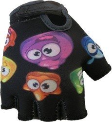 Vaikiškos dviratininko pirštinės Polednik Baby - Black