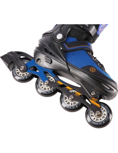 NH18188 2IN1 IN-LINE SKATES/HOCKEY ICE SKATES - Grey-Pink