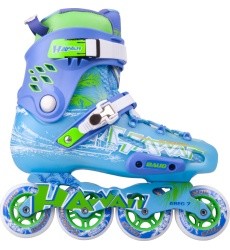 Fixed roller skates Baud BD276 - Blue-Green