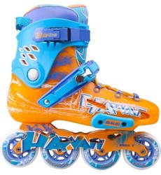 Fixed roller skates Baud BD276 - Blue-Orange