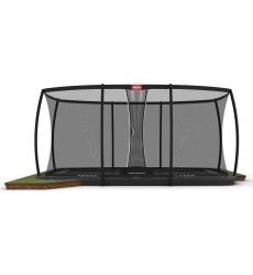 BERG Ultim Elite FlatGround 500 Grey + Safety Net DLX XL