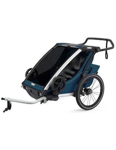 Multi-Sport Bike Trailer Thule Chariot Cross Majolica Blue, 2-seat