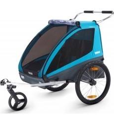 Bike Trailer Thule Coaster XT, 2-seat, Blue