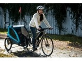 Dviračio priekaba, vežimėlis vaikui Thule Coaster XT, dvivietis, juodas