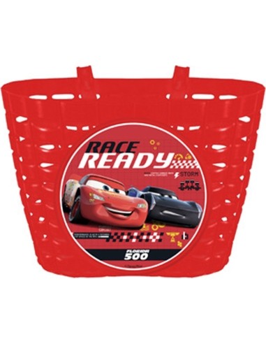 Bicycle Basket on Handlebar BONIN Cars, Red, Plastic
