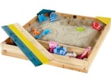 Wooden Sand Pit Plum