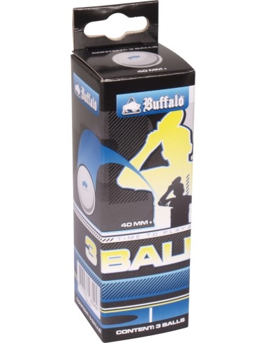 Table Tennis Balls Buffalo Competiton, 3 star, 3 pcs.