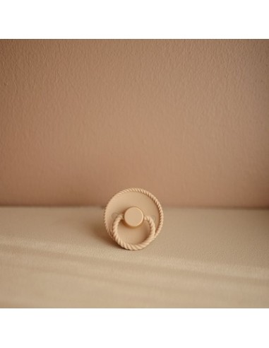 Pacifier FRIGG Rope Latex Croissant, Size 1