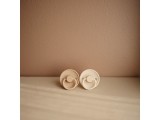 Pacifier FRIGG Rope Latex Croissant, Size 1