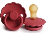 Pacifier FRIGG Daisy Latex Scarlet Size 1