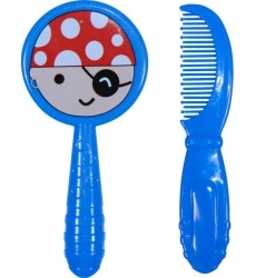 Šepetys ir šukos Baby Care, mėlyni