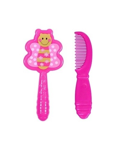 Šepetys ir šukos Baby Care, rožiniai