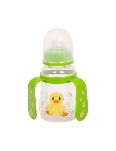Gertuvė su dviem rankenomis Baby Care, 125 ml, žalia