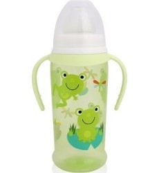 Sipper With Soft Spout And Two Handles Baby Care, 350 ml, Green