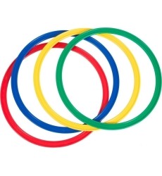 Set of 4 Flat Rings Megaform, 35cm