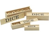 Wooden Dice Philos 5 pieces in a Box 7000