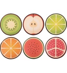 Fruit cushions 6pcs