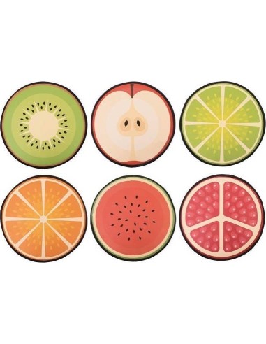 Fruit cushions 6pcs