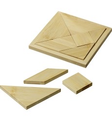 Žaidimas Philos Tangram, bambukinis 15.5x15.5x1.4cm
