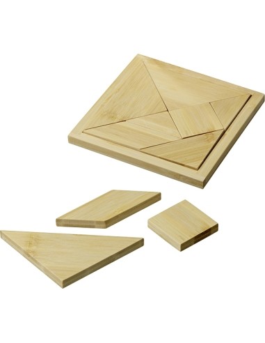 Game Philos Tangram Bamboo 15.5x15.5x1.4 cm