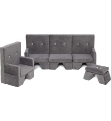 Set Misioo Premium - Light Grey/Grey
